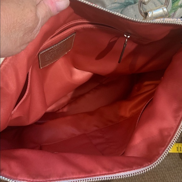 Coach Scribble Multicolor Signature Tote with Silver Handles - Picture 3 of 8